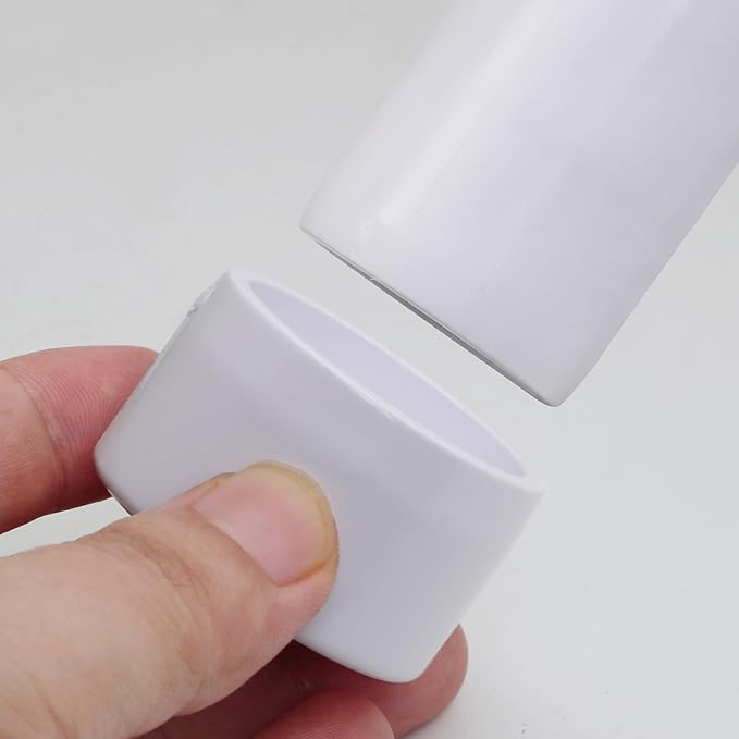 SCH40 PVC Cap 1 Inch - Fit Standard 1" SCH40 PVC Pipes (OD Approx. 1.315"), Zernmiarder Furniture Grade Pipe Caps, White Pipe Cover Fittings for Plumbing, DIY, Garden & Furniture - 4 Pcs