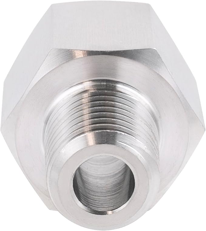 Stainless Steel 304 M16*1.5 Female Thread x 1/4" NPT Male Adapter Metric Convert NPT Pipe Fiiting1pc