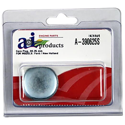 RAParts 83957022 Freeze Plug Fits Ford/New Holland Models TM115 TW15 TS190