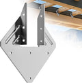 20pcs Hurricane Ties for Rafter 18-Gauge Hurricane Straps, Hot Dip Galvanized Rafter Ties Brackets Connectors for Roofing Trusses Wood Timber , Joist Hangers Truss Rafter Connector