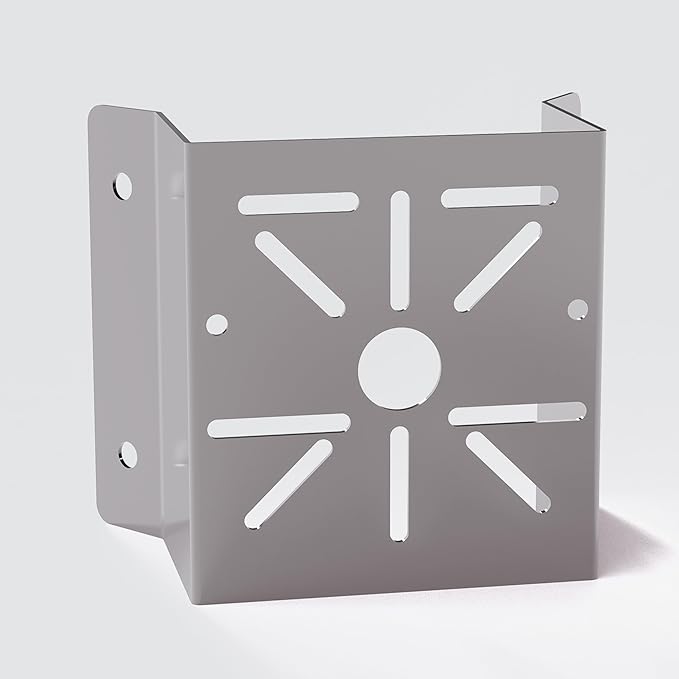 Universal Corner Mount for Security Camera Stainless Steel Mounting Corner Bracket Gives Bigger Field of Vision for Cameras Wall Mount Corner Fits for CCTV Camera, LED Wall, Stage Lights, Solar Panel