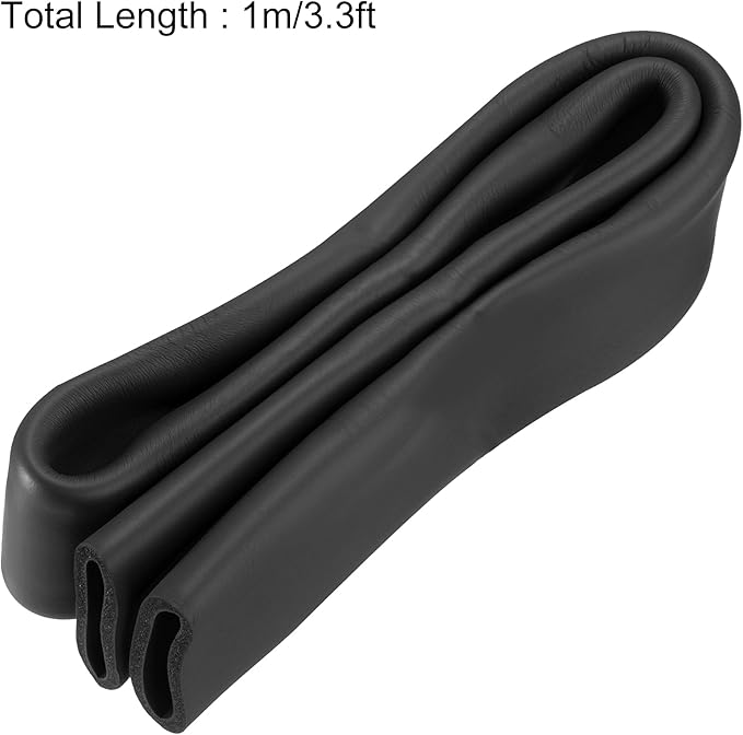 uxcell Foam Tubing for Handle Grip Support, Pipe Insulation, 36mm ID 46mm OD 1m Length Black