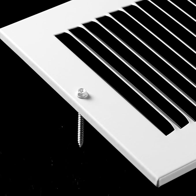 12x24 Return Air Grille(Duct Opening Size),Air Return Vent Cover,Flat Vent Cover,Rejillas De Aire Acondicionado Para Casa,Return Air Grilles,Outer Dimensions:13.75"Wx25.75"H(12"W x 24"H, Duct Opening)