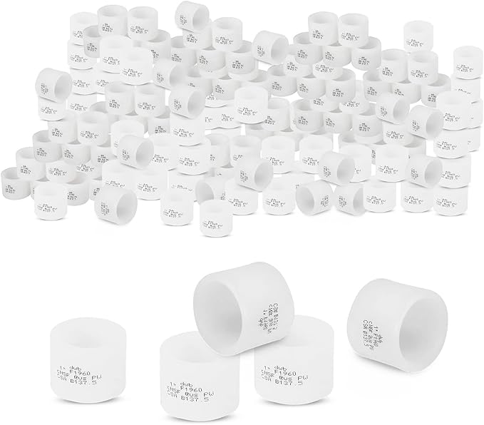 Pack of 300 Foskan 1 Inch PEX A Expansion Rings,Compatible with PEX A Pipe and expansion Fittings for Plumbing（1 Inch）