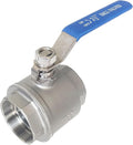 2-1/2" Full Port Ball Valves 316 Stainless Steel NPT Female Thread Ball Valve for Water, Oil, and Gas