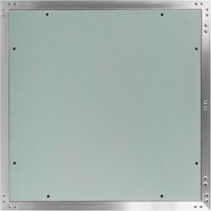 20" x 20" Inch Aluminum Drywall Access Panel - Service Shaft Door - Plumbing, Electricity, Heating, Alarm Wall Inspection hatch for Drywall - Bathroom Service Access Hole Cover