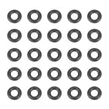 HARFINGTON 50pcs Nitrile Rubber O-Rings 5.5mm OD 2.5mm ID 1.5mm Width Metric Buna-N NBR Sealing Gasket Plumbing Sealing Repair O Rings for Car Auto Vehicle Repair Faucet Air Gas