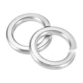 uxcell 10 Pcs M22 Split Lock Washers, 304 Stainless Steel Spring Lock Washer 22mm ID 34mm OD 5.7mm Thick for Screws Bolts Fasteners