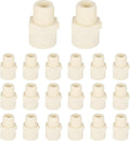 (20 Pack) EFIELD CPVC CTS Male Adapter Fittings, 3/4" Slip x 1/2" Male Thread,(CPVC036-5-20PCS)