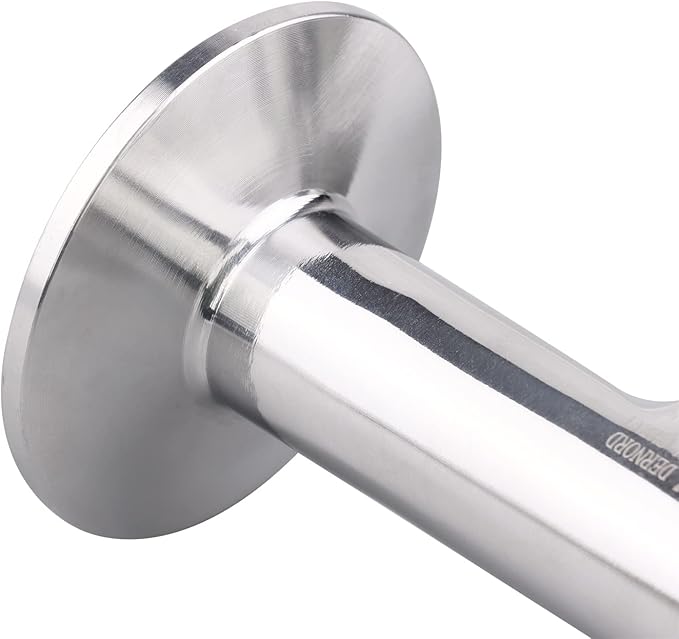 DERNORD Clamp Tee 3 Way Stainless Steel 304 with 3 Silicone Gaskets Fits 1.5" Tri Clamp, 19mm Pipe OD Sanitary Fittings(3/4 inch)