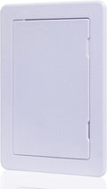 Suteck Plumbing Access Panel for Drywall Ceiling 4 x 6 Inch Reinforced Plastic Wall Access Doors Removable Hinged White
