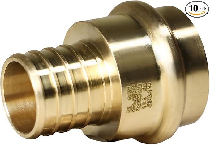 10 Pc XFITTING 1" Pex B x 1" Press Coupling, 202-2-5=10XX
