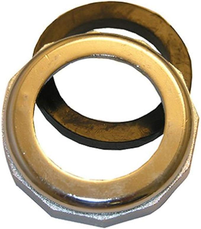 LASCO 03-1827 1-1/2-Inch by 1-1/4-Inch Chrome Plated Reducing Slip Joint Nut with Washer