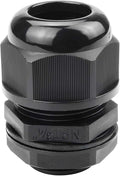 XHF 2 Pcs 3/4" IP68 Strain Relief Nylon Cord Grip NPT Cable Glands Adjustable UL Listed and RoHS Compliant (Black)