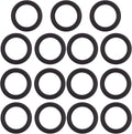 DERNORD 1.5" Buna-N (NBR) Sanitary Gasket Fits Tri-Clover Type Ferrule (Pack of 15)