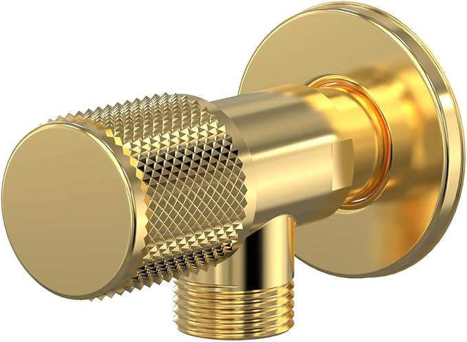Bathroom Angle Stop Valve Shut Off Quarter Turn Hot Cold Water Shut Off Valve For Toilet Kitchen Sink