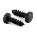 5/16" x 1" Hex Head Lag Screws Bolts 10Pcs 304 Stainless Steel 18-8, Partial Thread, Hexagon Head Wood Screws by Black Oxide by SG TZH