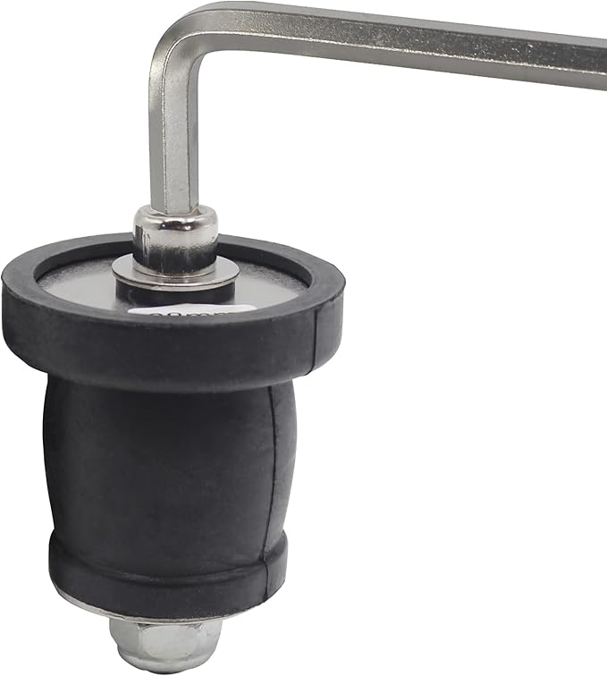 Expandable Mechanical Seal, Cleanout Pipe Plug-Rubber Expansion Scupper Plugs & Removable Stainless Steel Allen Wrench Handle, 1-9/16 to 1-3/4 in Sewer Cap Cover, Winterizing Pool Boat Plugs