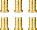 SUNGATOR 6-Pack 1/2" Pex Plug End Cap, No Lead Brass, Pex Fittings 1/2 Inch, NSF, UPC Certified
