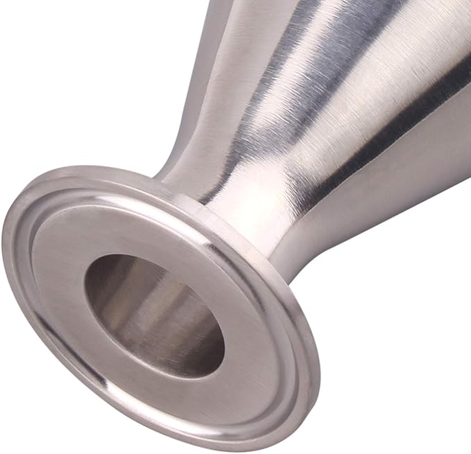 DERNORD Sanitary Fitting Reducer Fitting SUS304 Tri Clamp Ferrule Style 2.5 Tube OD to 1 Tube OD
