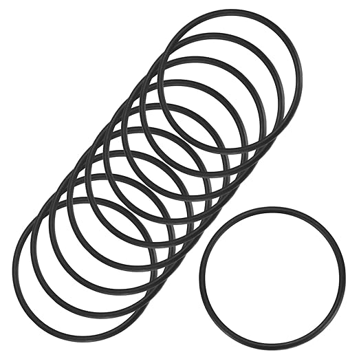 10-Pcak Nitrile Rubber O-Rings, 39mm ID, 43mm OD, 2mm Width, Metric Sealing Washer Gasket for Automotive Machine Plumbing/Faucet/Air or Gas Connections, Resists Oil and Heat