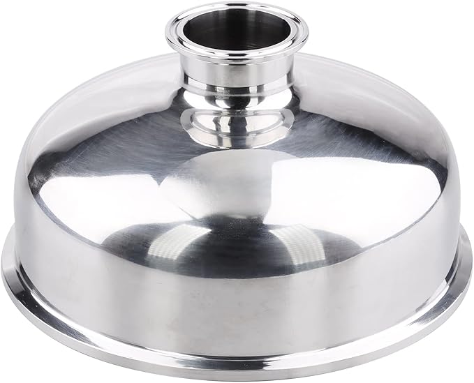 DERNORD Tri Clamp Bowl Reducer Sanitary Fitting Stainless Steel 304 (Tri Clamp Size: 8 inch x 2 inch)