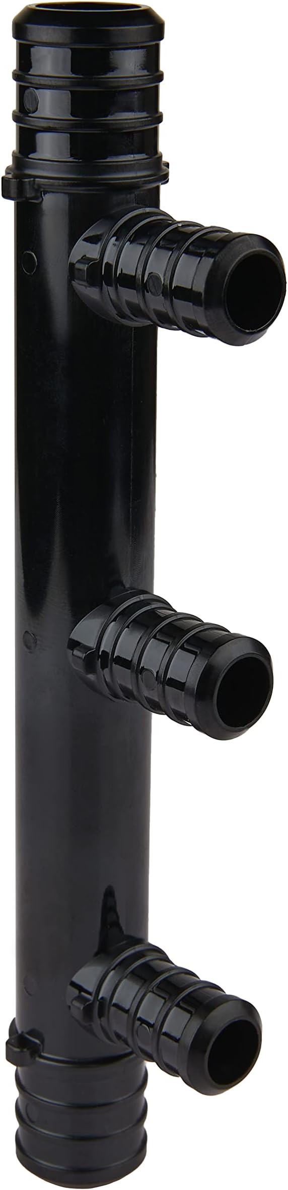 (Pack of 2) EFIELD Open Poly PPSU Barb Crimp Pex Manifold: 3/4 Trunk, 1/2" Port (3 Ports),(PPSU1807015-2PCS)
