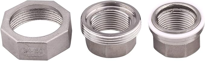 Cast Pipe Fittings Union - 3/4" NPT Female Fitting Stainless Steel 304, Class 150