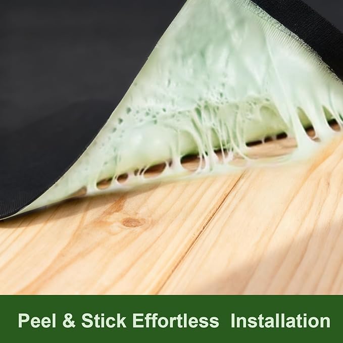 50mil EPDM Waterproofing Membrane, 39" x 16ft Self-Adhesive Rubber Roofing Membrane, Waterproof Leak Barrier for Roof, RV, Terrace, Garage