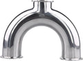 DERNORD 3 Way U Sanitary Ferrule Pipe Fittings Tri-Clamp Type Stainless Steel 304 (Pipe OD: 3 INCH)
