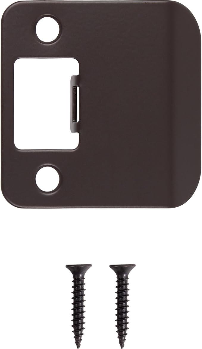 Round Corner Extended Lip Strike, 2-1/4" x 1-3/4", (2-1/4" Overall Length), Oil-Rubbed Bronze by Stone Harbor Hardware