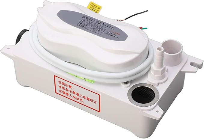 HVAC Water Drain Pumps, Condensate Removal Water Pumps with 600ml Storage Box, Automatic Operation and Stop Function, Ideal for Air Conditioners, Ice Makers