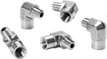 90 Degree Street Elbow - 1/8" NPT Male to 1/8" NPT Female Stainless Steel 304 Heavy Duty Forged Barstock Street Elbow Adapter Pipe Fitting (pack of 5)