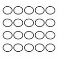 HARFINGTON 20pcs Nitrile Rubber O-Rings 25mm OD 21mm ID 2mm Width Metric Buna-N NBR Sealing Gasket Plumbing Sealing Repair O Rings for Car Auto Vehicle Repair Faucet Air Gas