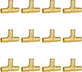 SUNGATOR 12-Pack 1/2" Pex Tee Fittings, Pex Fittings 1/2 Inch Tee, No Lead Brass, NSF, UPC Certified