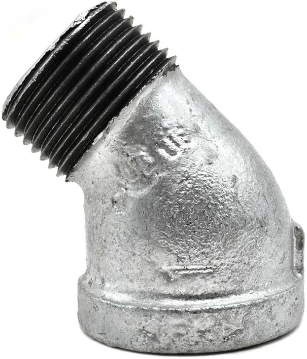 Replacement 2 Inch Galvanized Steel 45 Degree Street Elbow for Thrifco Plumbing 5217055