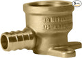 XFITTING 1/2 Inch Pex x 3/4 Inch Female NPT Drop Ear Elbow, 5 Pieces