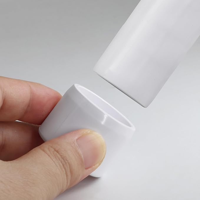SCH40 PVC Cap 3/4 Inch - Fit Standard 3/4" SCH40 PVC Pipes (OD Approx. 1.05"), Zernmiarder Furniture Grade Pipe Caps, White Pipe Cover Fittings for Plumbing, DIY, Garden & Furniture - 24 Pcs