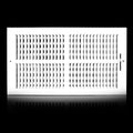 20x10 Vent Register [Duct Opening], Vent Covers for Home Ceiling, Two-Way Ventilation Register, Adjustable Solid Steel Wall Register Vent Cover (20"W x10"H [Duct Opening])