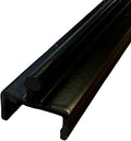 KC Hardware Aluminium Sliding Screen Door Bottom Track, Patio Door Track Replacement, Sliding Door Track Repair- 72 Inches (Black)