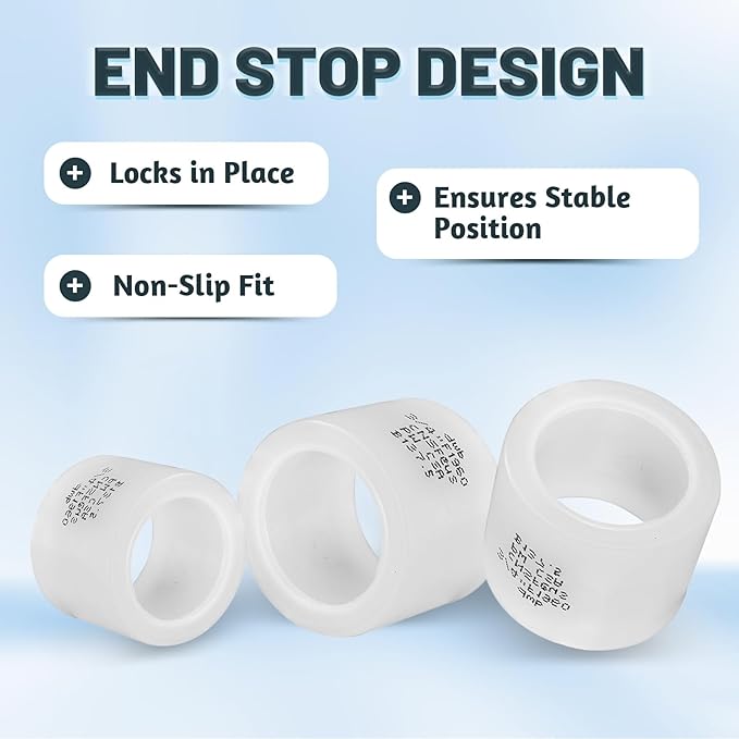 (Pack of 100) Seelink 3/4 Inch Inch PEX A Expansion Rings, Expansion Rings and Sleeves for PEX A Pipe and Fitting Connection