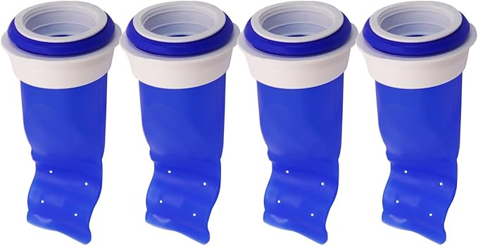 Adjustable Silicone Floor Drain Backflow Preventer, Anti-Odor Sewer Core, One-Way Valve Universal Fit for 40-50mm Drain Pipe, for Bathroom, Kitchen, Shower, Toilet（Blue-4）