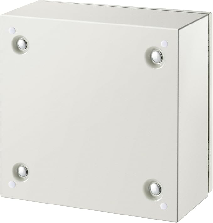 VEVOR NEMA Steel Enclosure 12×12×6,NEMA 4X Steel Electrical Box,IP66 Waterproof & Dustproof,Outdoor/Indoor Electrical Junction Box,with Mounting Plate
