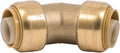SharkBite 3/4 Inch 45 Degree Elbow, Push to Connect Brass Plumbing Fitting, PEX Pipe, Copper, CPVC, PE-RT, HDPE, U656LFA
