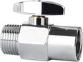 Solimeta Water Shut Off Valve, Shower Head Water Saver, Shower Head Flow Restrictor, Shower or Garden Water Flow Control Valve 1/2"NPT