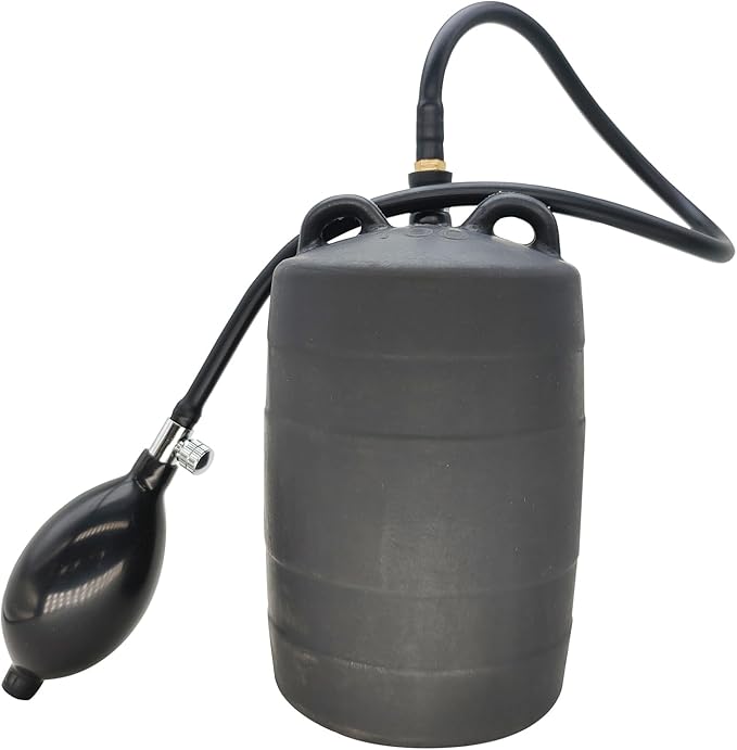 Sewer Test Plug - Inflatable Pipe Plug Balloon, Self-contained Hand Inflatable (4 inches)