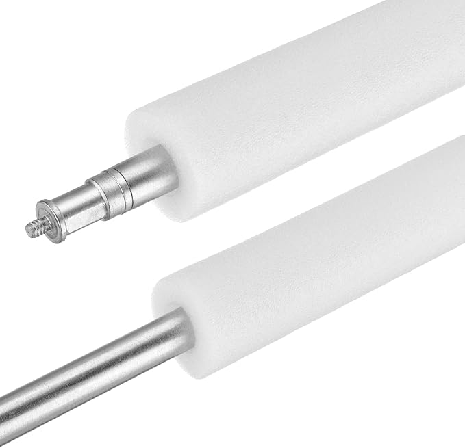 MECCANIXITY 4pcs Pipe Insulation Foam Tube Pipe Lagging 25mm(1 Inch) ID 45mm OD 3ft Freeze Protection for Copper Pipe, White