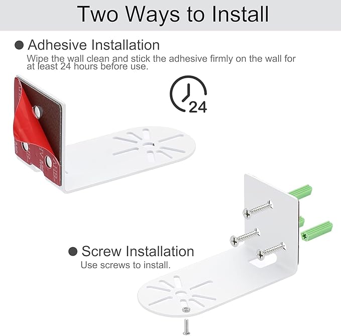 Adhesive Camera Wall Mount for eufy Security Indoor Cam E220 and eufy Security Solo IndoorCam P24