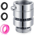 Boltigen Lead-Free Brass Self-Draining Vacuum Breaker 3/4'' GHT Female x 3/4'' GHT Male Hose Bib Anti Siphon Valve Backflow Preventer Adapter, for Outdoor Garden Faucet Spigot Repair Replacement