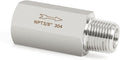 ChillWaves 304 Stainless Steel In-Line Siamese Check Valve 3/8" NPT Male x 3/8" NPT Female Thread, One-Way Non-return Check Valve，Prevent Water Back-flow(1-PACK)